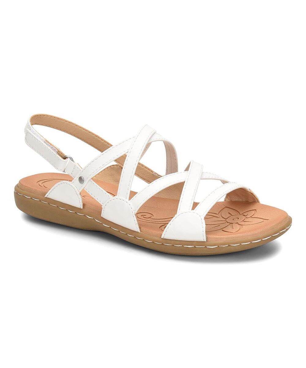 B.O.C. White Altheda Sandals
